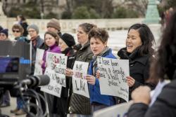 Rally on the Supreme Court Steps